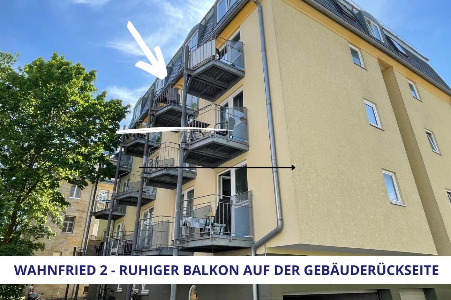Apt Wahnfried No2 - Sehr Zentrales, Ruhiges Cityapartment Mit Balkon, Kuche, Duschbad & Parkplatz 拜罗伊特 外观 照片